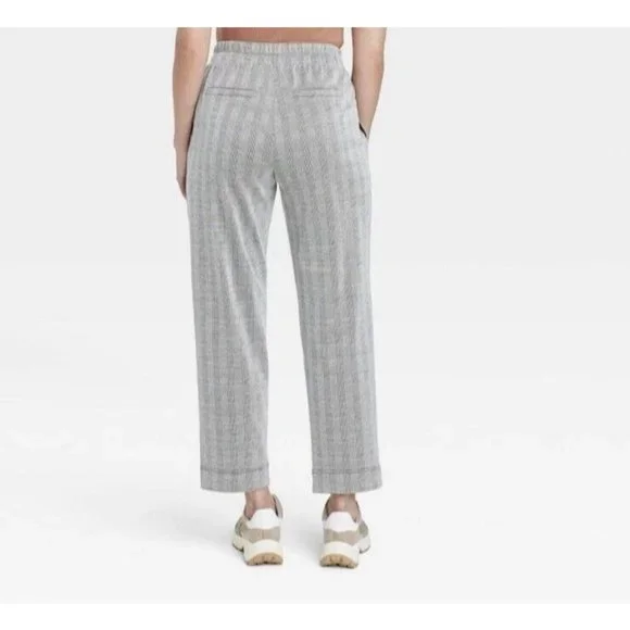 A New Day Womens High Rise Slim Straight Ankle Pull One Pants Comfy Stretchy - Picture 2 of 15